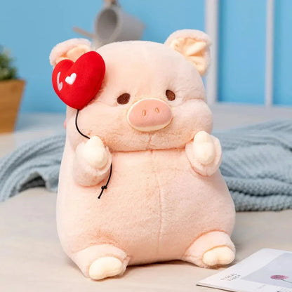 Cute Pink Love Heart Piggy Toy