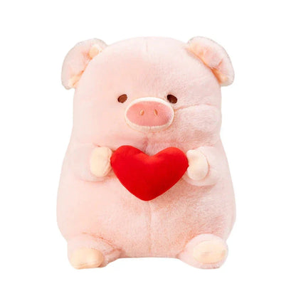 Cute Pink Love Heart Piggy Toy