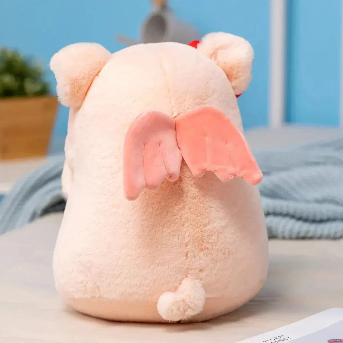 Cute Pink Love Heart Piggy Toy