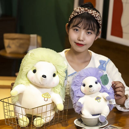 Vibrant Cute Hedgehog Plush Toy Set