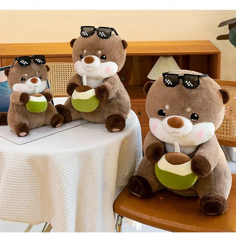 Fun Coconut Otter Soft Toy - Fesara