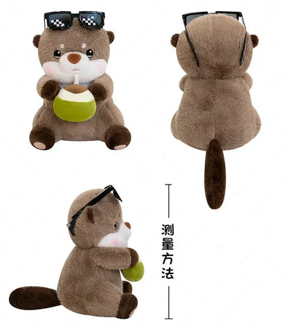 Fun Coconut Otter Soft Toy