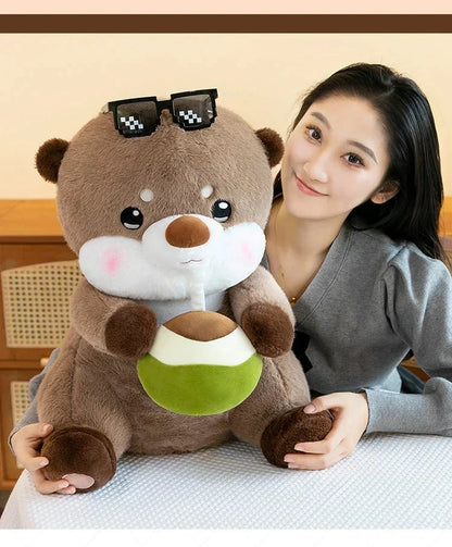 Fun Coconut Otter Soft Toy