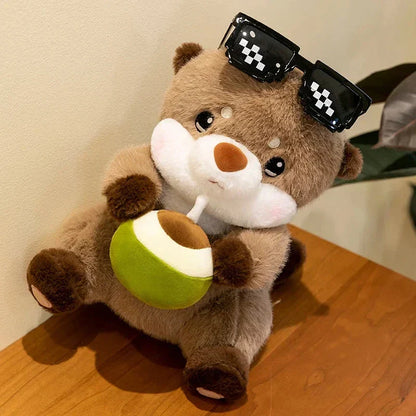 Fun Coconut Otter Soft Toy