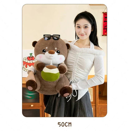 Fun Coconut Otter Soft Toy