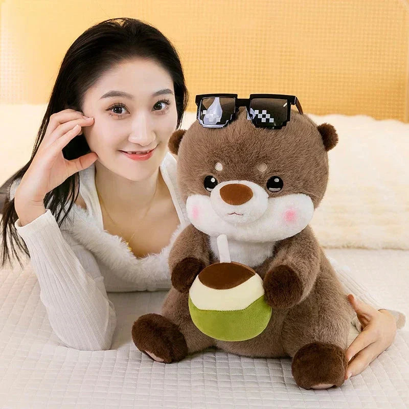Fun Coconut Otter Soft Toy
