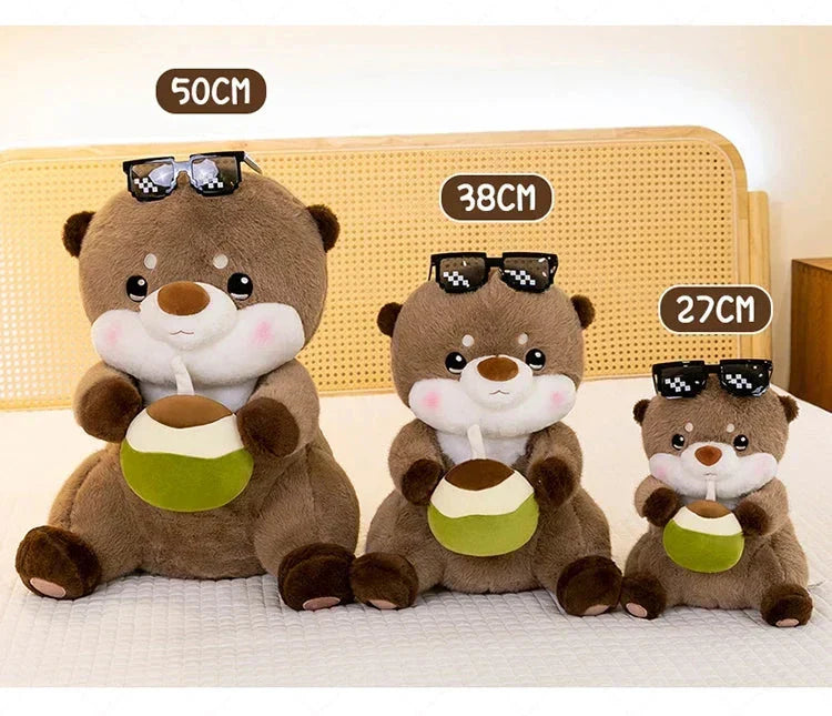 Fun Coconut Otter Soft Toy