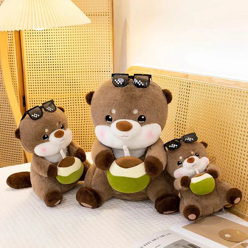 Fun Coconut Otter Soft Toy