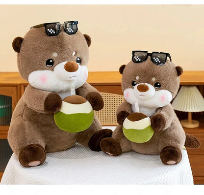 Fun Coconut Otter Soft Toy