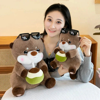 Fun Coconut Otter Soft Toy