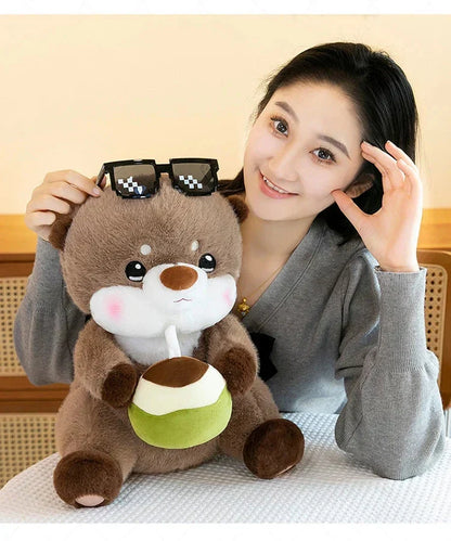Fun Coconut Otter Soft Toy