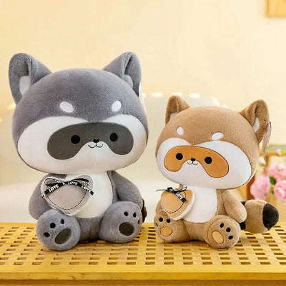 Cuddly Raccoon Plush Toy Friends