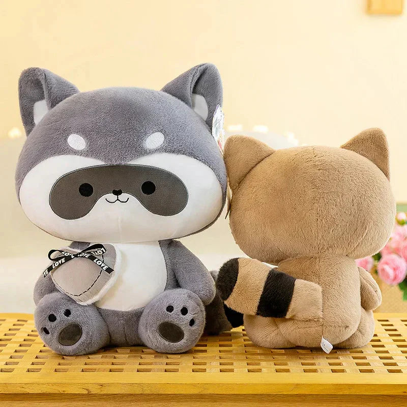 Cuddly Raccoon Plush Toy Friends
