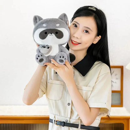 Cuddly Raccoon Plush Toy Friends