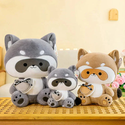 Cuddly Raccoon Plush Toy Friends
