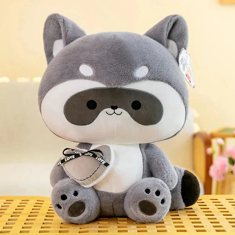 Cuddly Raccoon Plush Toy Friends