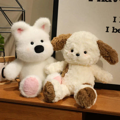 Soft Cute Bunny & Dog Plush Toy Set