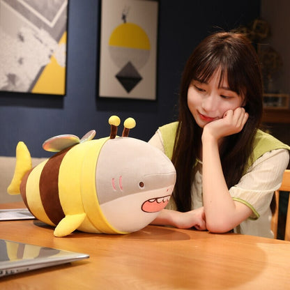 Adorable Shark Bee Soft Plush Toy - Fesara