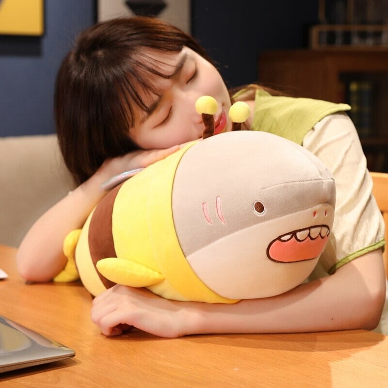Adorable Shark Bee Soft Plush Toy