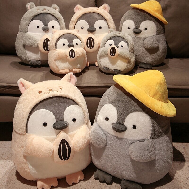 Adorable Penguin Soft Toy Set