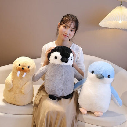 Adorable Soft Penguin Walrus Plush Toys