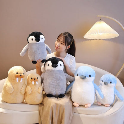 Adorable Soft Penguin Walrus Plush Toys