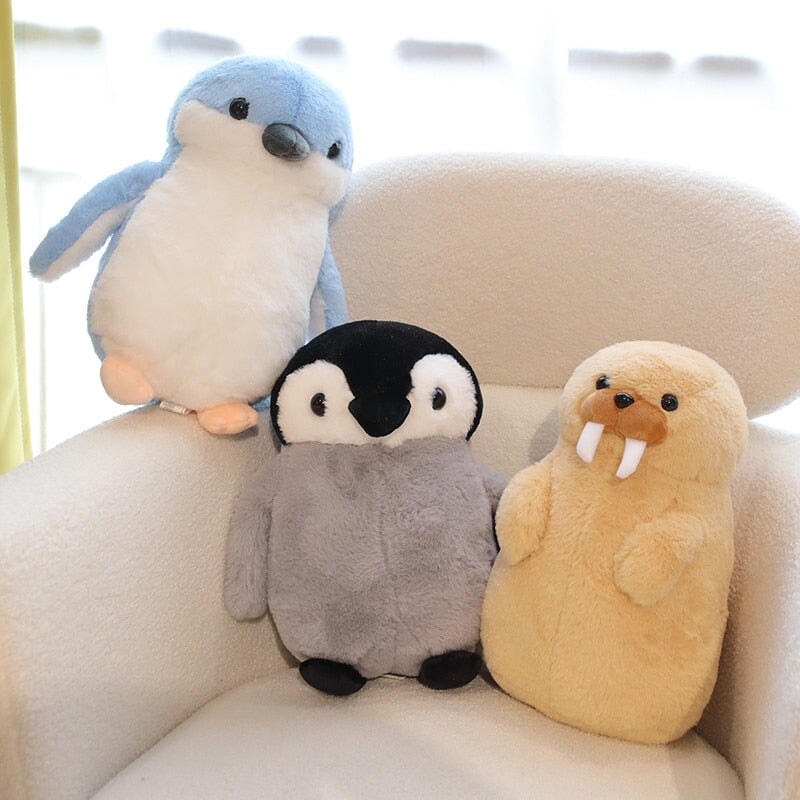 Adorable Soft Penguin Walrus Plush Toys