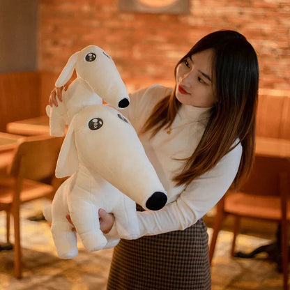 Adorable Russian Borzoi Soft Toy Dog