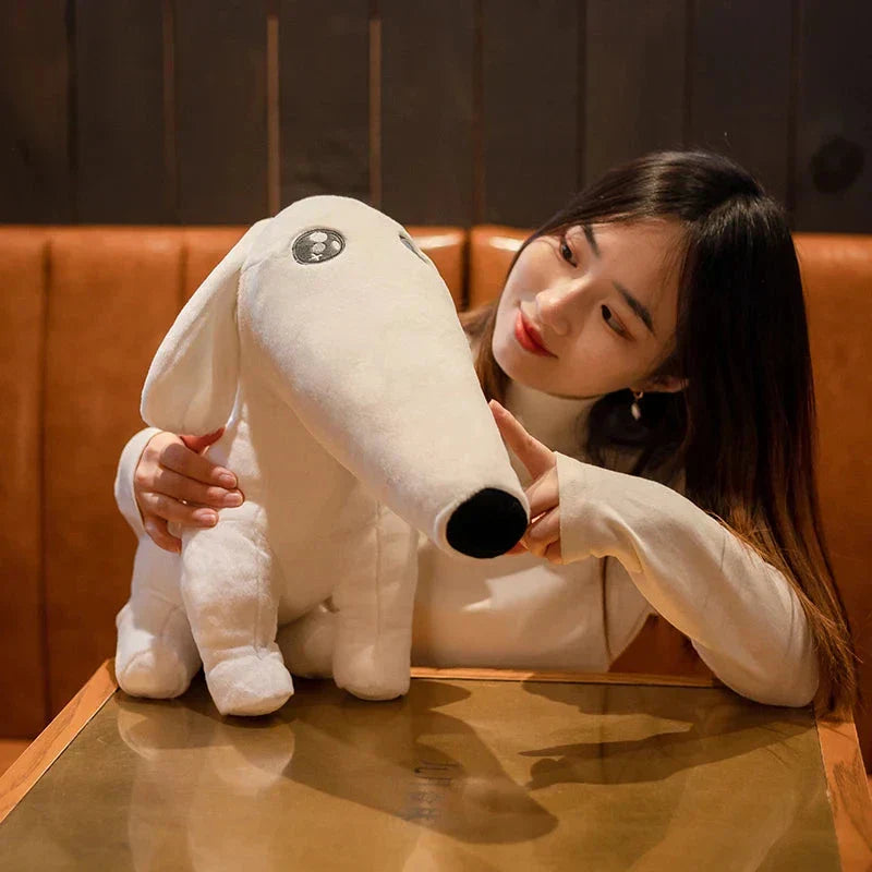Adorable Russian Borzoi Soft Toy Dog