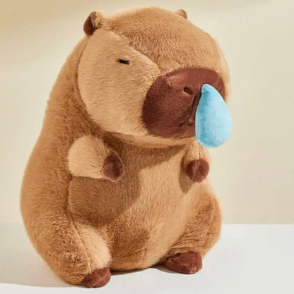 Adorable Sick Capybara Stuffed Animal Toy