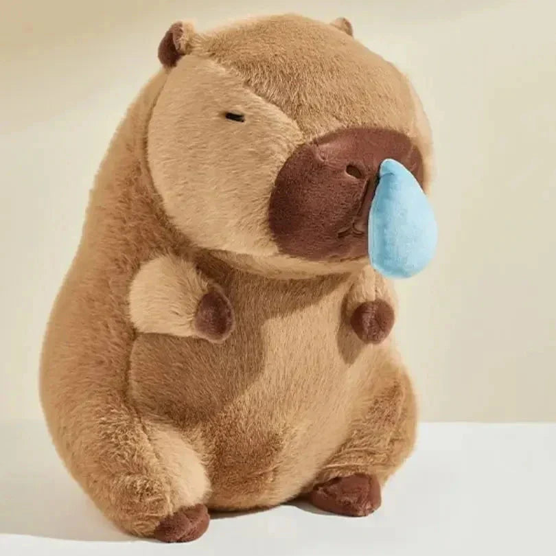 Adorable Sick Capybara Stuffed Animal Toy