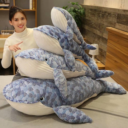 Big Soft Whale Stuffed Animal
