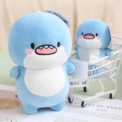 Cute Blue Shark Stuffed Animal Toy