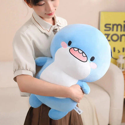 Cute Blue Shark Stuffed Animal Toy