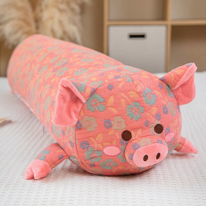 Cute Floral Pig Plush Toy