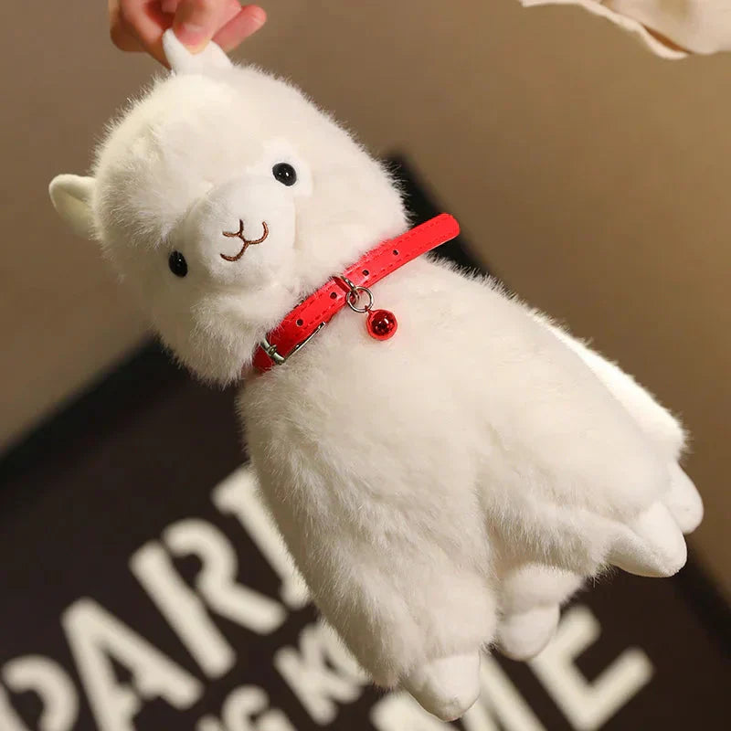 Soft Cuddly Alpaca Plush Toys with Squeaker