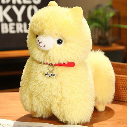 Soft Cuddly Alpaca Plush Toys with Squeaker