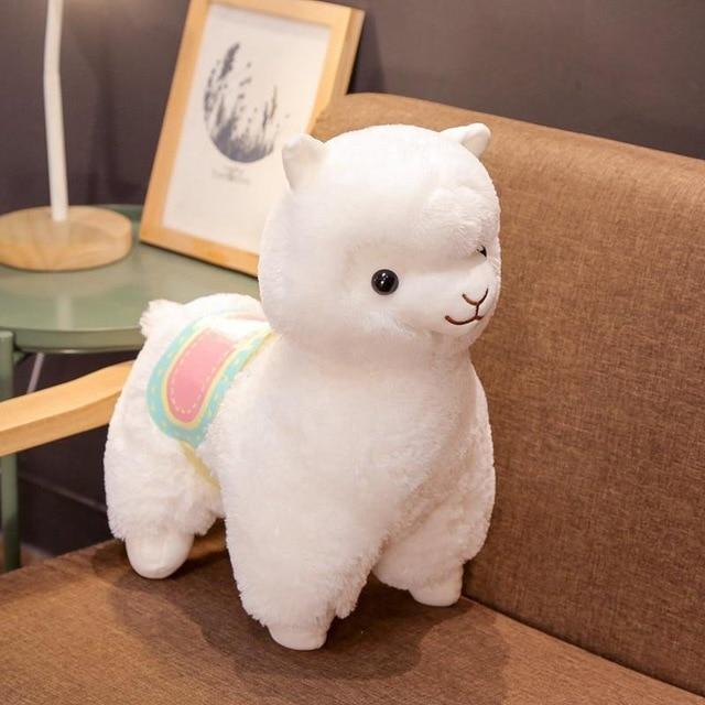 Cute Pastel Colorful Alpaca Plush Toy Set - Fesara
