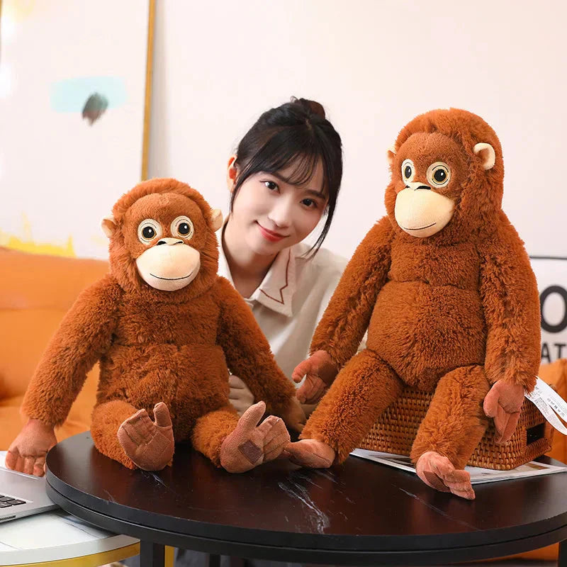 Soft Cuddly Monkey Stuffed Animal Toy