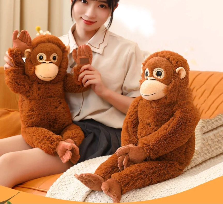 Soft Cuddly Monkey Stuffed Animal Toy