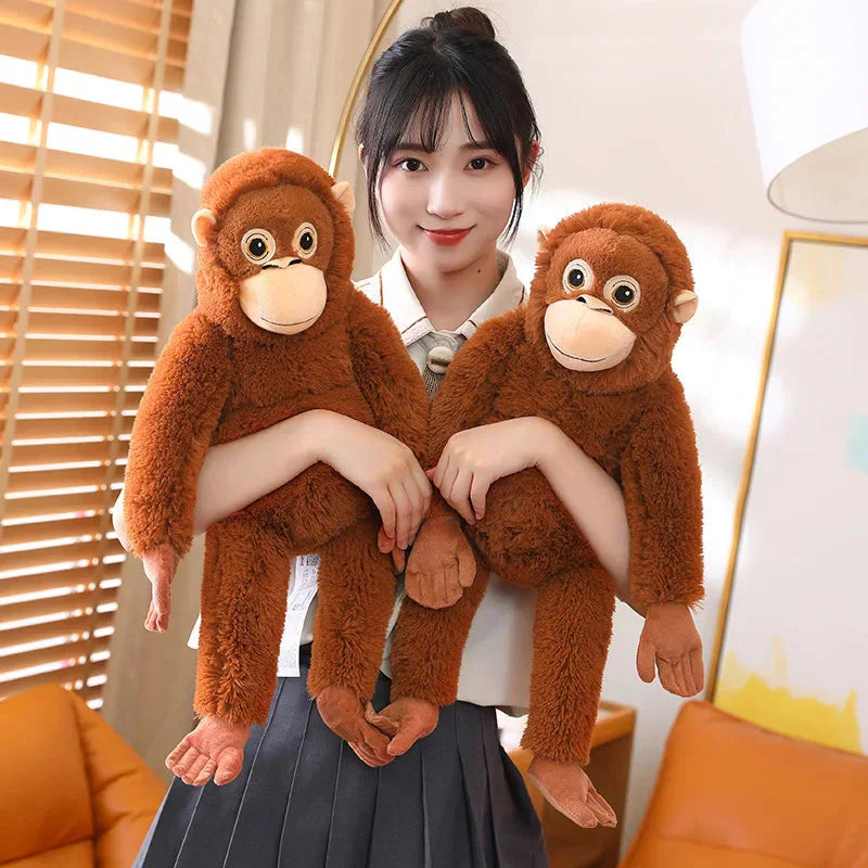 Soft Cuddly Monkey Stuffed Animal Toy