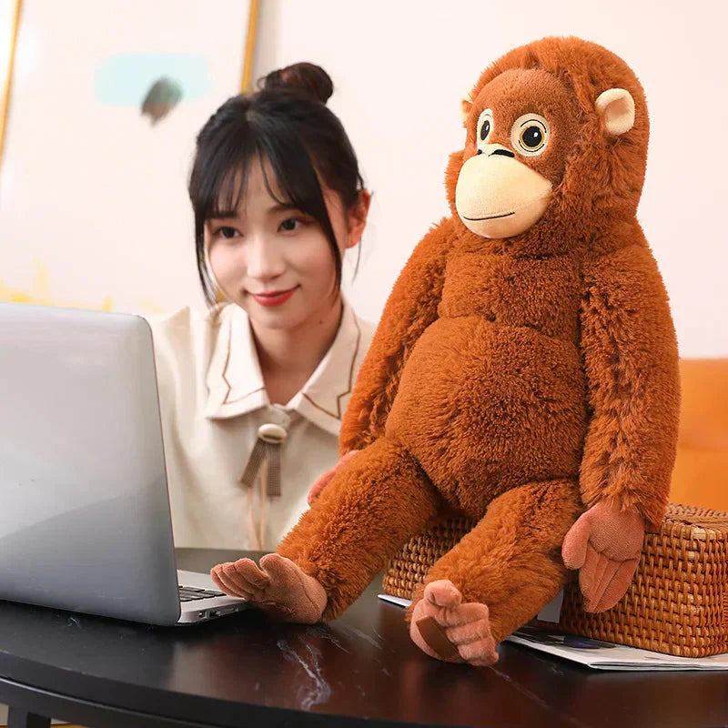 Soft Cuddly Monkey Stuffed Animal Toy