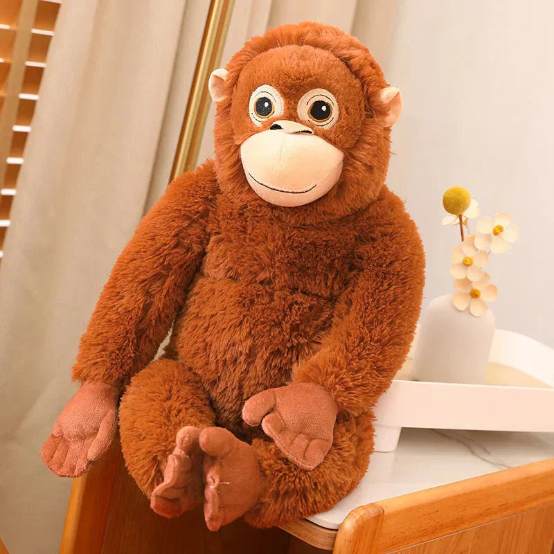 Soft Cuddly Monkey Stuffed Animal Toy