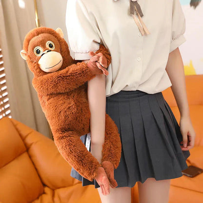 Soft Cuddly Monkey Stuffed Animal Toy
