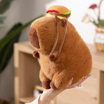 Cute Plush Burger Backpack Charms