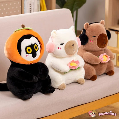 Cuddly Capybara & Monkey Stuffed Animal Friends - Fesara