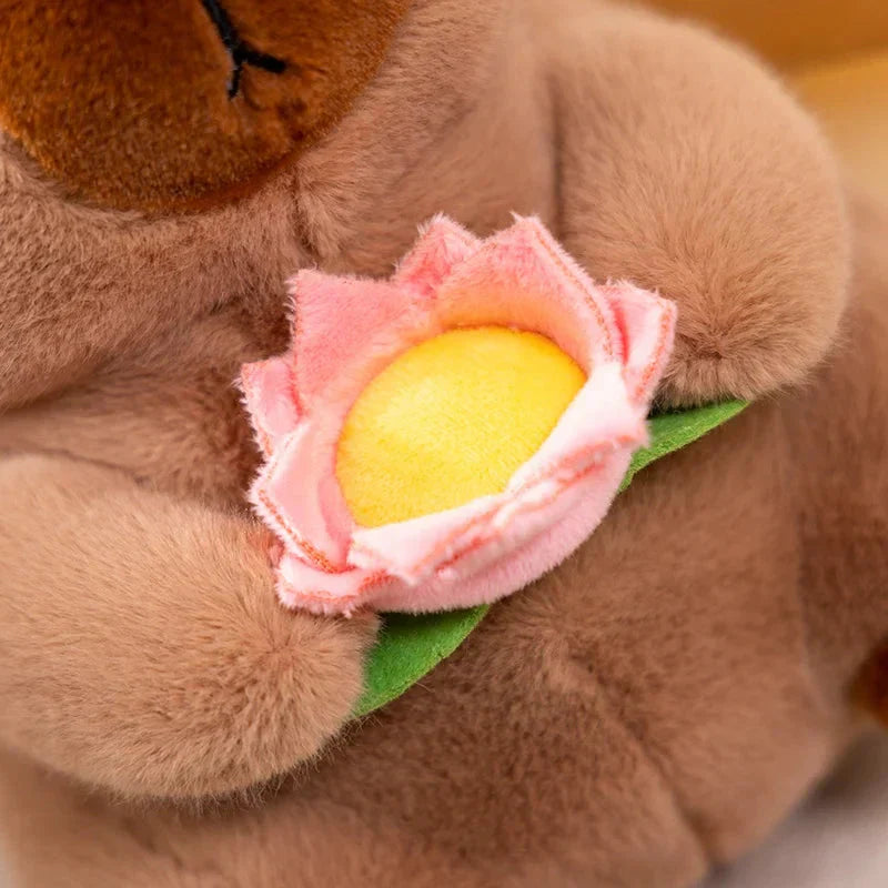 Cuddly Capybara & Monkey Stuffed Animal Friends