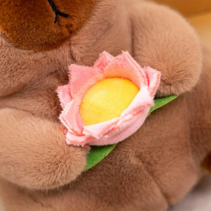 Cuddly Capybara & Monkey Stuffed Animal Friends