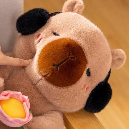 Cuddly Capybara & Monkey Stuffed Animal Friends