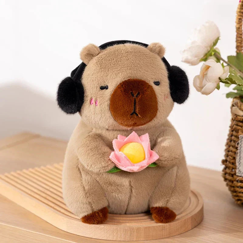 Cuddly Capybara & Monkey Stuffed Animal Friends